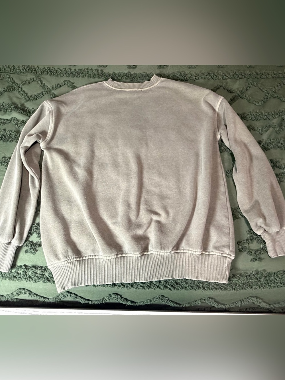 Zenana Crewneck Sweatshirt - Light Olive Green